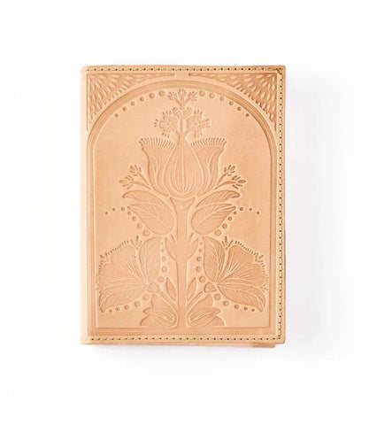 Leather Journal | Floral Embossed