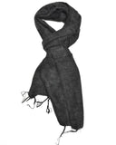 Brushed Woven Scarf | Charcoal