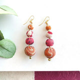 Kantha Graduated Earrings