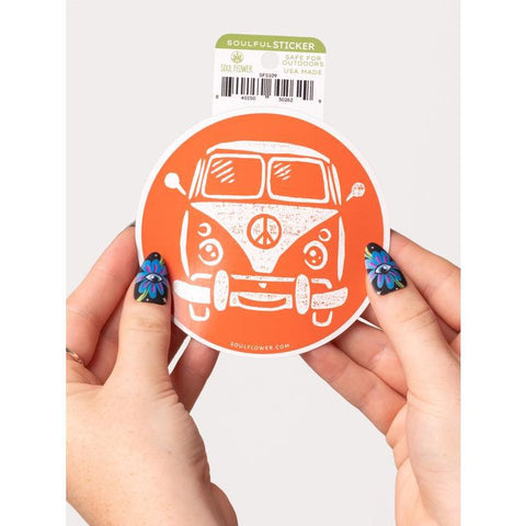 Vinyl Sticker | Hippie Bus