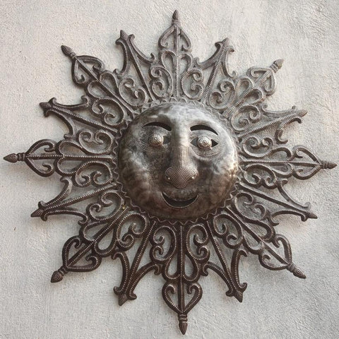Haitian Metal Art | Veve Sunface
