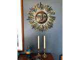 Haitian Metal Art | Painted Polar Sun Face