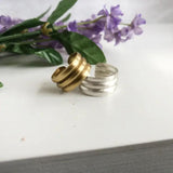 Triple Stack Ring | Silver