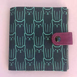 Square Wallet | Cat Print | 4 colors