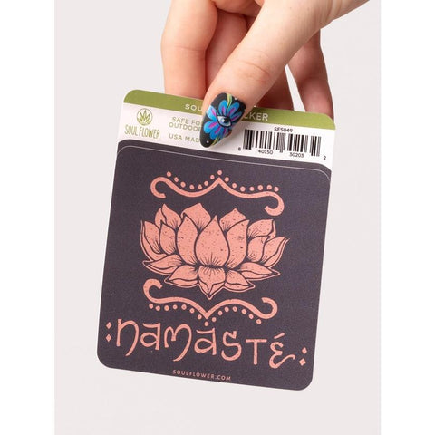 Vinyl Sticker | Namaste Lotus