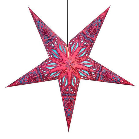 Paper Star Lantern | Fuschia Dreams