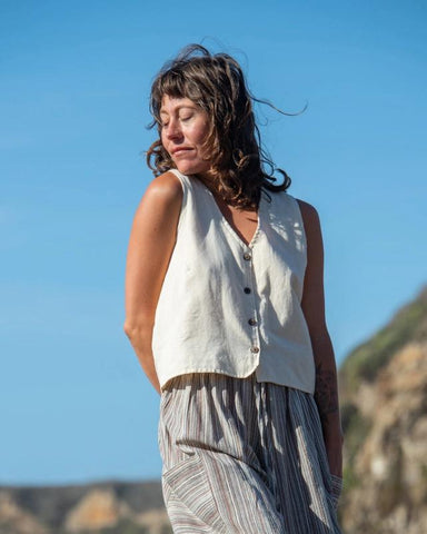 Button Down Kurta Vest | 7 colors |