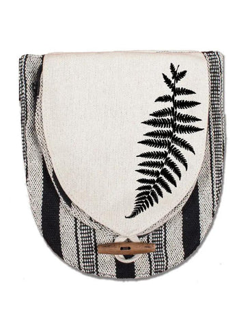Canvas Hip Bag | Natural | Leafy Fern