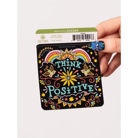 Vinyl Sticker | Think Positive