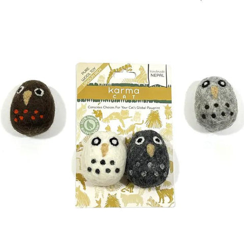 Cat Toy | Owls | Set of 2