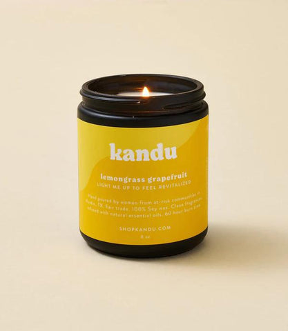 Kandu Candle | Lemongrass Grapefruit | 8oz.