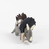 Felted Wool Dinosaur | Triceratops