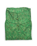 Brushed Woven Poncho | Lime