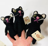Felted Wool Finger Puppet | Cat