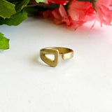 Open Triangle Ring | Gold