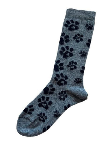 Alpaca Socks | Dog Paw Print | 3 Colors