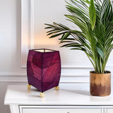 Mini Square Table Lamp | Purple