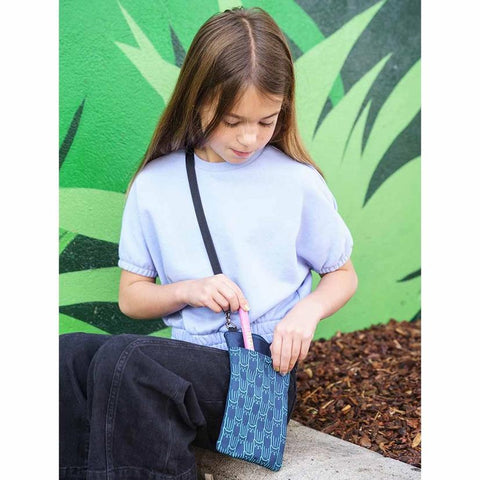 Canvas Mini Crossbody | Cat Print | 2 Colors