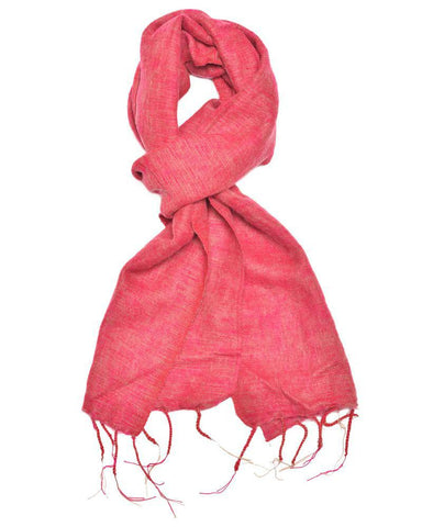 Brushed Woven Scarf | Dusty Pink