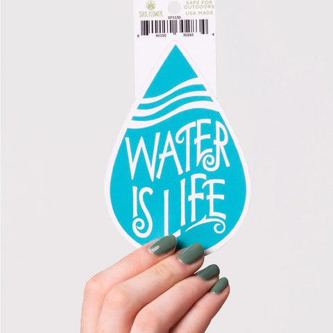 Vinyl Sticker | Water is Life