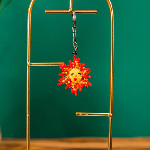 Beaded Keychain | Sun