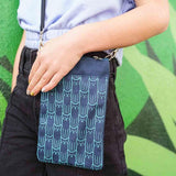 Canvas Mini Crossbody | Cat Print | 2 Colors