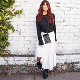 Canvas Mini Crossbody | Cat Print | 2 Colors