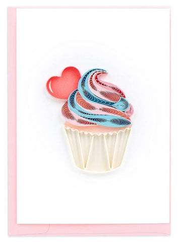 Quilling Card Gift Enclosure | Lovely Cupcake