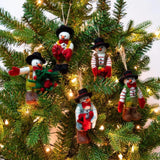 Wool Ornament | Fancy Snowman