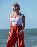 Square Neck Crop Top | 11 colors