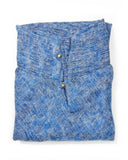 Brushed Woven Poncho | Aqua