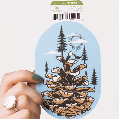 Vinyl Sticker | Pinecone World