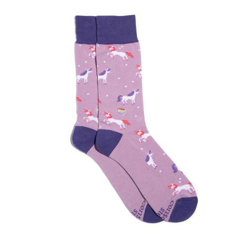 Socks That Save LGBTQ Lives | Purple Unicorns