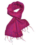 Brushed Woven Scarf | Berry