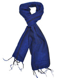 Brushed Woven Scarf | Royal Blue