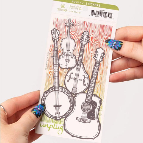 Vinyl Sticker | Unplug and Jam