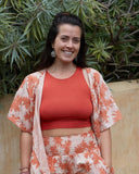 High Neck Crop Top | 11 colors