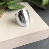 Elongated Dome Ring | Silver