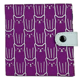 Square Wallet | Cat Print | 4 colors