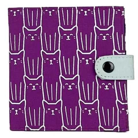 Square Wallet | Cat Print | 4 colors