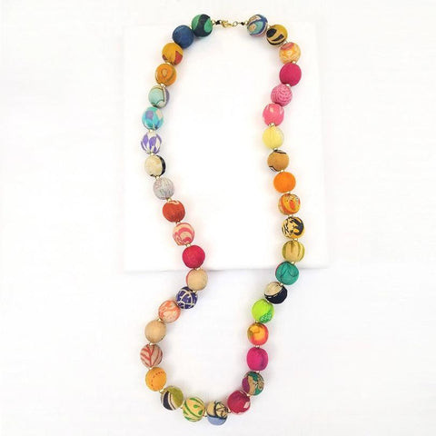 Kantha Garland Necklace