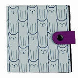 Square Wallet | Cat Print | 4 colors
