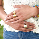 Open Triangle Ring | Gold