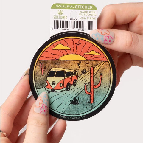Vinyl Sticker | Desert Bus
