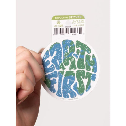 Vinyl Sticker | Earth First