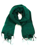 Brushed Woven Shawl | Emerald