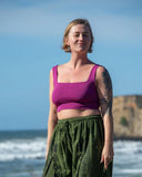 Square Neck Crop Top | 11 colors