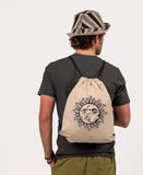 Cinch String Backpack | Natural | Sun and Moon