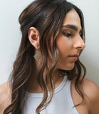 Sikka Silver Coin Drop Earrings