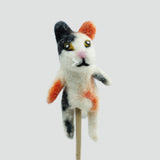 Felted Wool Finger Puppet | Cat